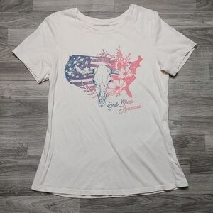 HRT & LUV “God Bless America” Western TShirt
